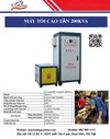 Máy Nung cao tần 200KVA