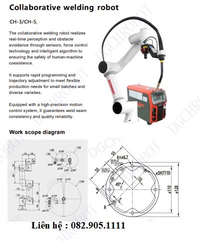 Robot Hàn Mig 500A dễ sử dụng